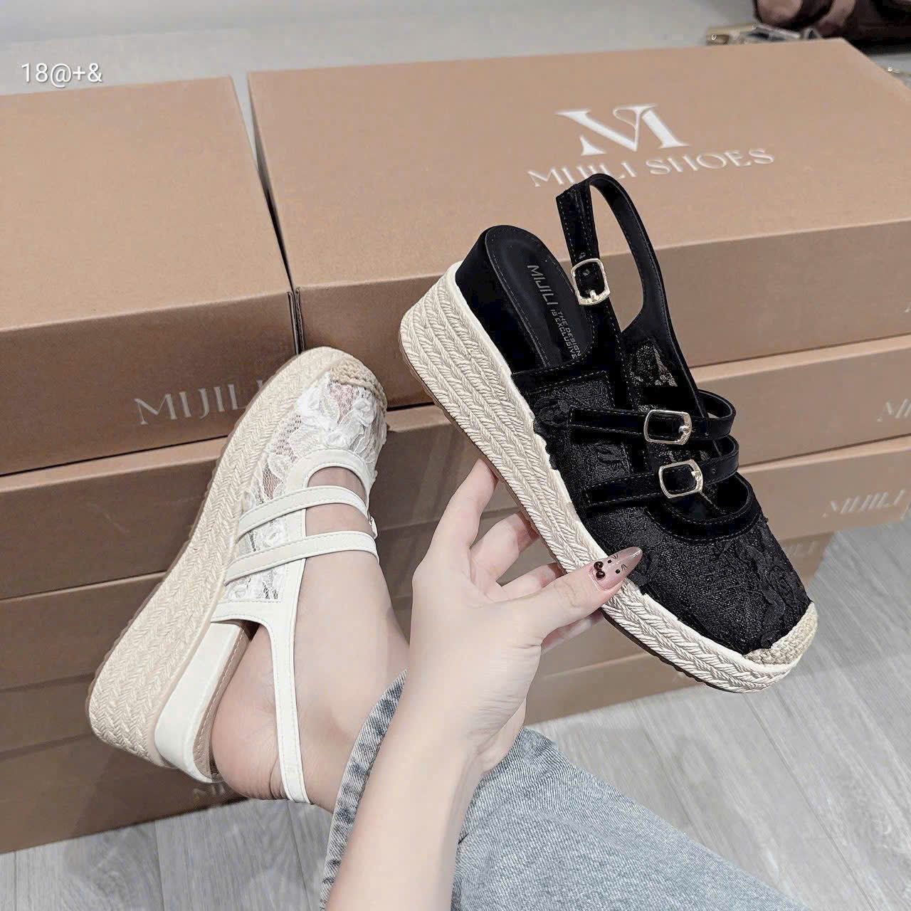 Búp bê lưới ren .. Đế xuồng cao 6cm - Ảnh 3
