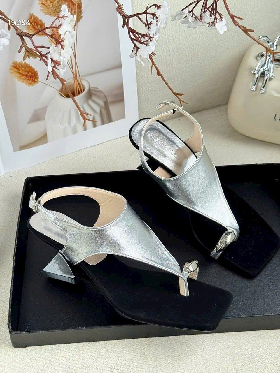 Sandal xỏ khoen gót thuyền xinh 5 f - Ảnh 3