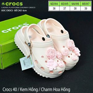 Crocs Hồng siêu xinh