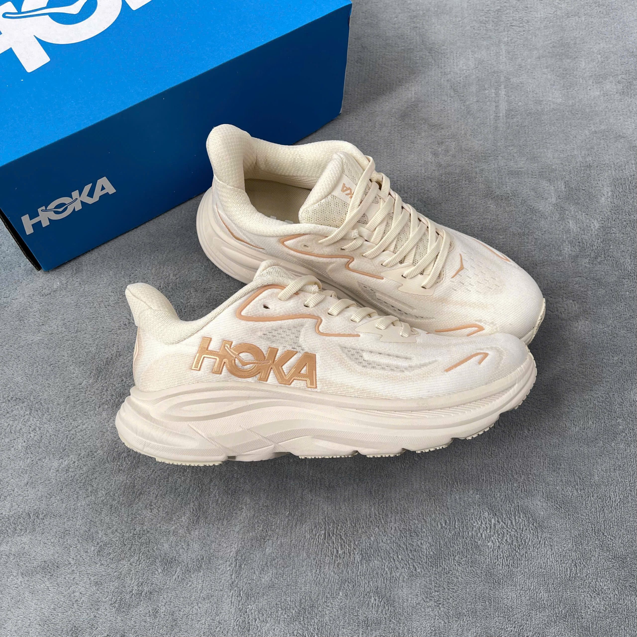 Giày Hoka Clifton 10 Like Auth – Nhẹ, Êm, Đẹp Chuẩn Form Cho Người Yêu Chạy Bộ