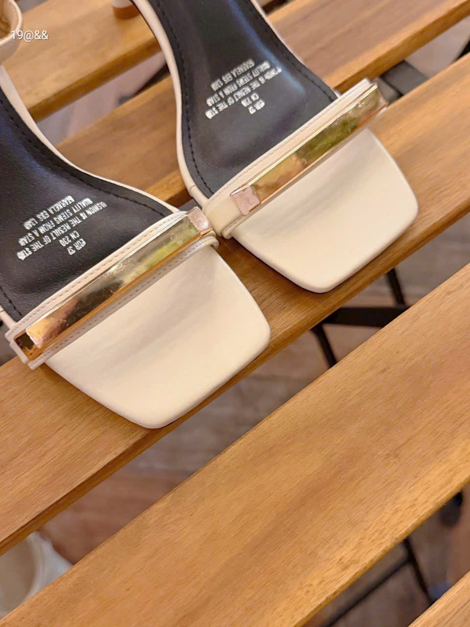 Sandal bản khoá xinh gót 7 f - Ảnh 2