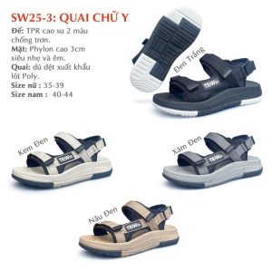 Sandal Đế cao su cao cấp nam nữ