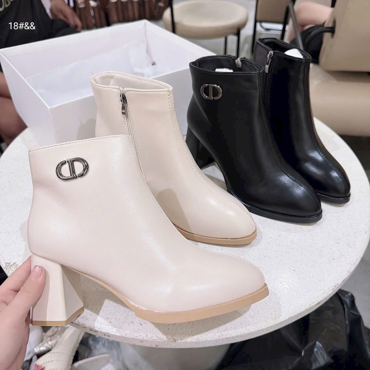 Giày bốt quảng châu Size 36/40 Đế cao 5cm Chất da cao cấp