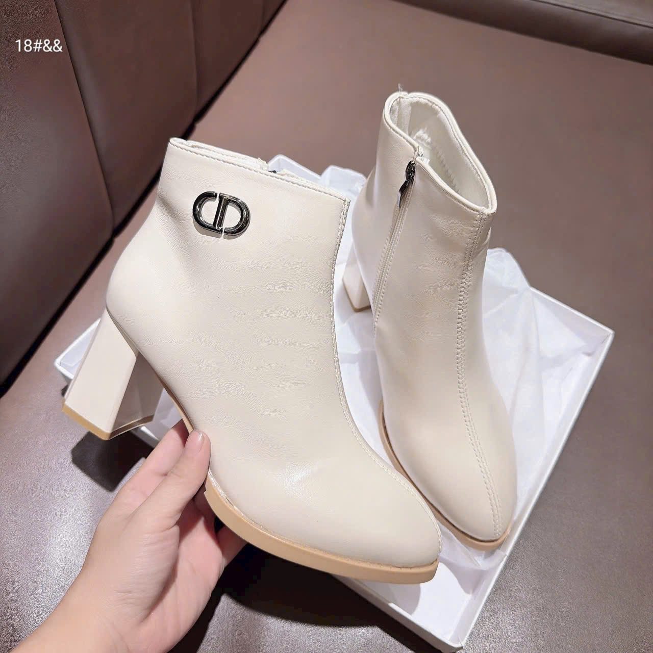 Giày bốt quảng châu Size 36/40 Đế cao 5cm Chất da cao cấp - Ảnh 5