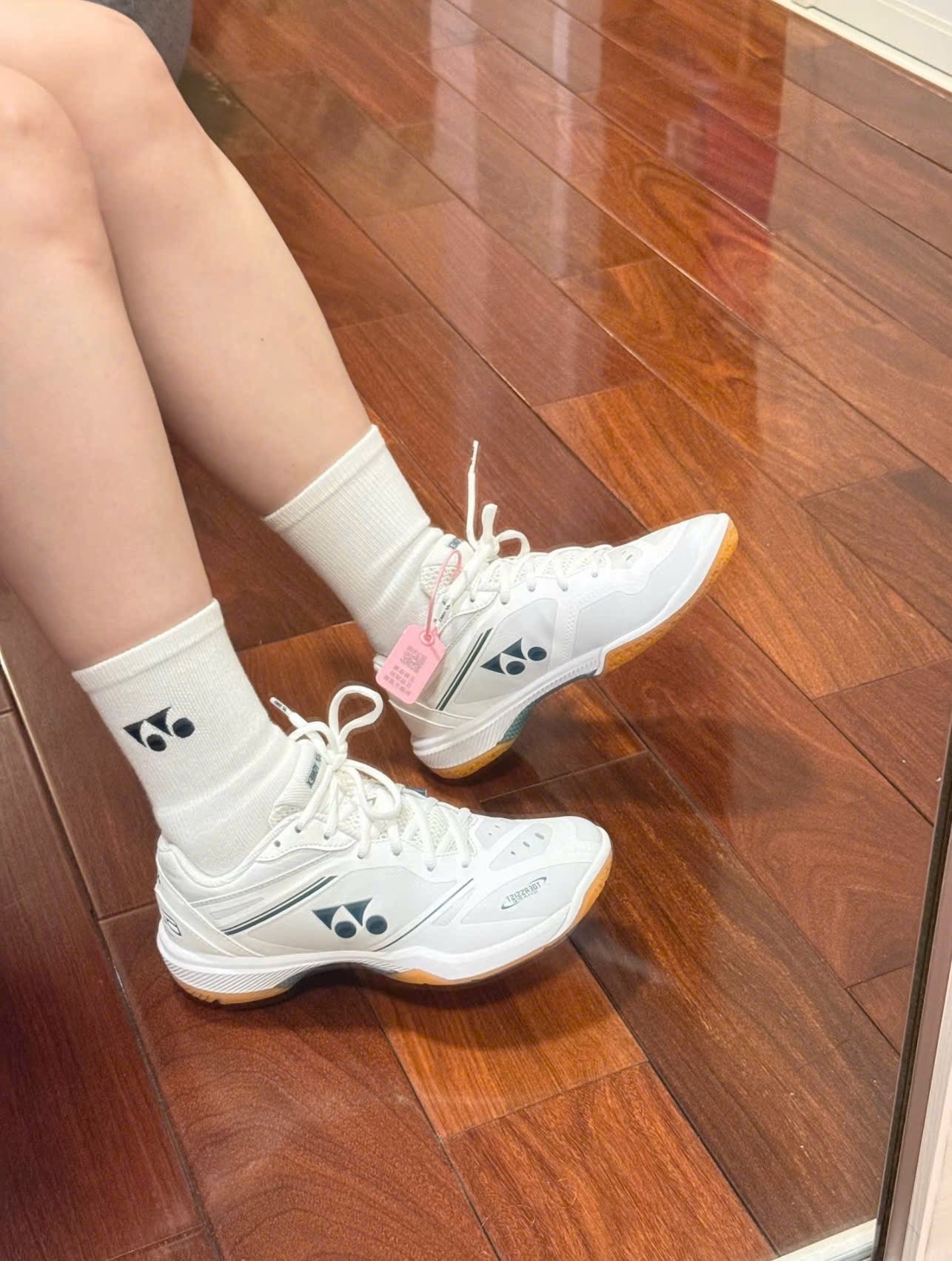 Yonex Trắng đế cam Likeauth - Ảnh 4