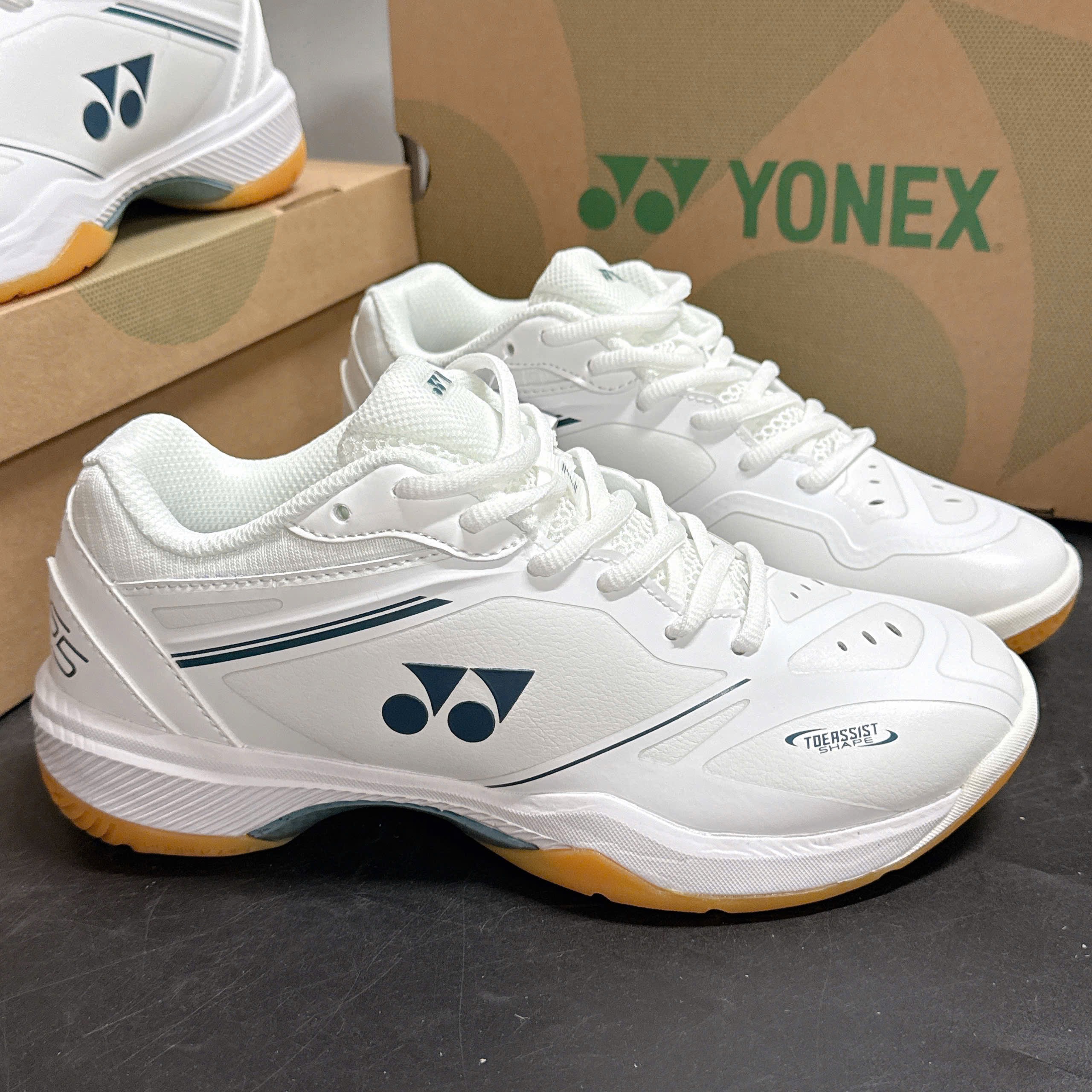 Yonex Trắng đế cam Likeauth - Ảnh 5