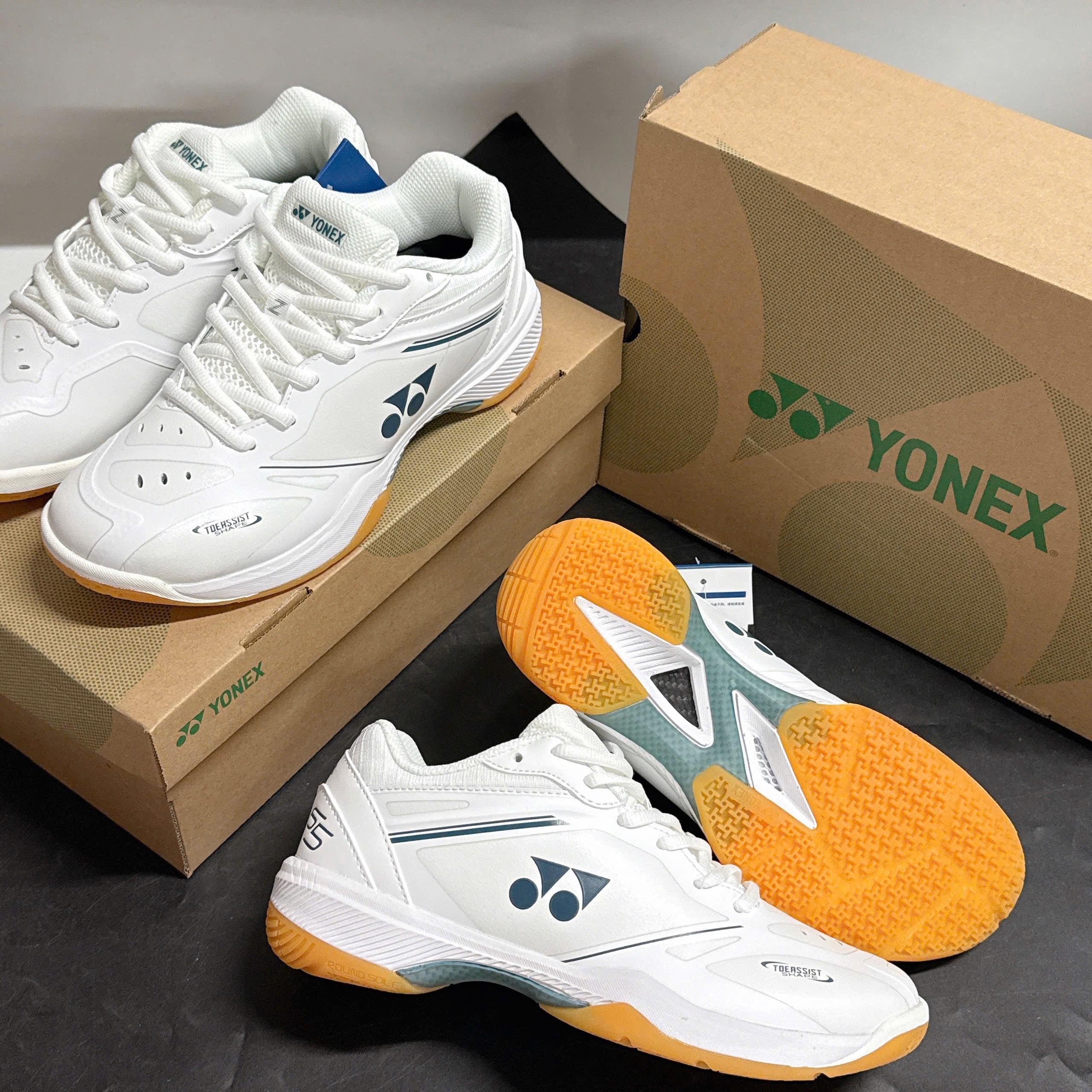 Yonex Trắng đế cam Likeauth - Ảnh 8