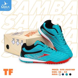 Mira samba giày đá banh đế IC và TF